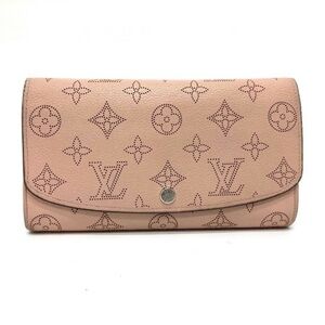 Authenticated Louis Vuitton Mahina Portefeuille Iris Two fold Long Wallet